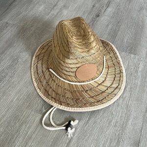 The Little Surfer Dude Straw Hat Gender Neutral size 1-2 yr discountinued color